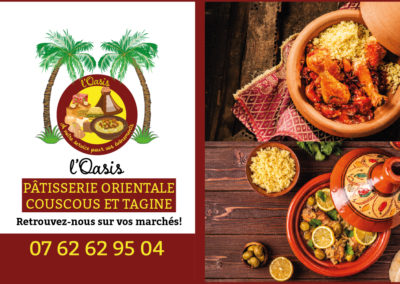 Oasis carte de visite tagine